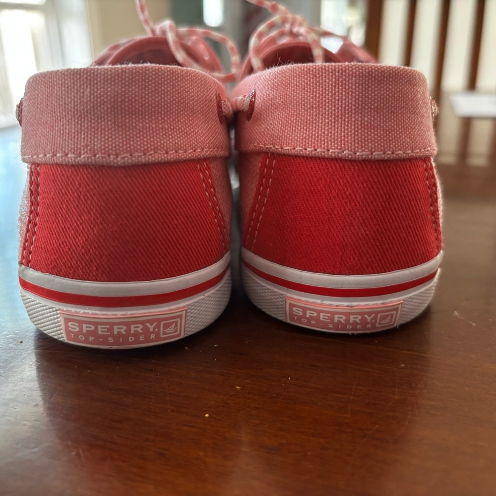 Sperry Pink Fabric Sneakers - Picture 2 of 5